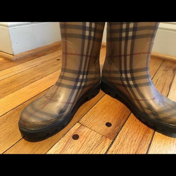 Burberry nova check rain boot - Picture 3 of 6